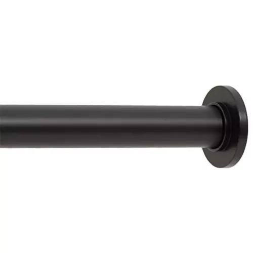 Matte Black Tension Shower Rod