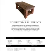 Coffee table DIY plans screenshot