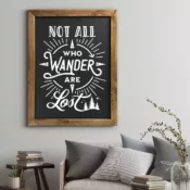Not All Who Wander Are Lost Printable Wall Art